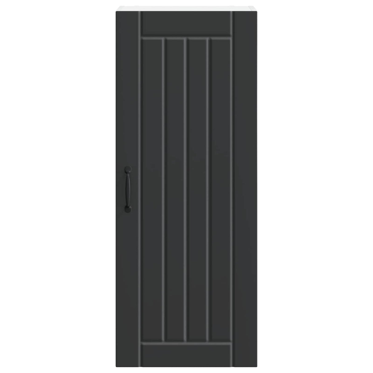 Wall Cabinet LUCCA Black 40 x 31 x 100 cm Engineered Wood