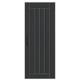 Wall Cabinet LUCCA Black 40 x 31 x 100 cm Engineered Wood - Rear View