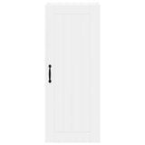Kitchen Wall Cabinet High Gloss White 40 x 31 x 100 cm - Rear View