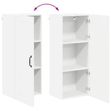 Kitchen Wall Cabinet High Gloss White 40 x 31 x 100 cm - Extra Image
