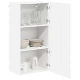 Kitchen Wall Cabinet White 50 x 31 x 100 cm Engineered Wood - Side View