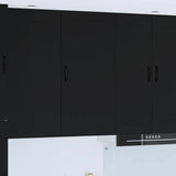 Kitchen Wall Cabinet Black 50 x 31 x 100 cm Engineered Wood