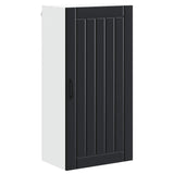 Wall Cabinet LUCCA Black 50 x 31 x 100 cm Engineered Wood - Front View