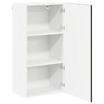 Wall Cabinet LUCCA Black 50 x 31 x 100 cm Engineered Wood