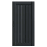 Wall Cabinet LUCCA Black 50 x 31 x 100 cm Engineered Wood - Rear View