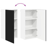 Kitchen Wall Cabinet Black 50 x 31 x 100 cm Engineered Wood - Extra Image