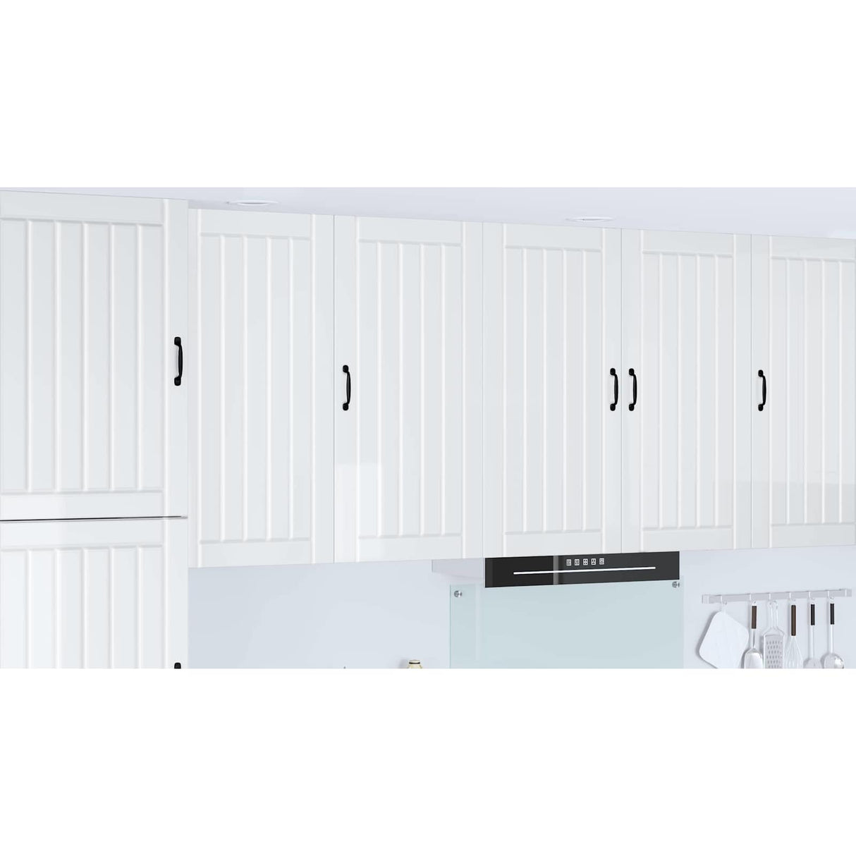 Wall Cabinet LUCCA High Gloss White 50 x 31 x 100 cm