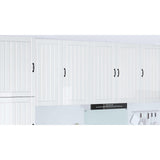 Wall Cabinet LUCCA High Gloss White 50 x 31 x 100 cm