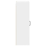 Kitchen Wall Cabinet High Gloss White 50 x 31 x 100 cm - Close-Up Angle