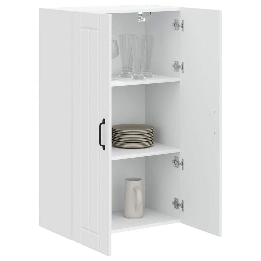 Wall Cabinet LUCCA White 60 x 31 x 100 cm Engineered Wood