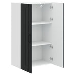 Wall Cabinet LUCCA Black 60 x 31 x 100 cm Engineered Wood