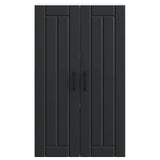 Wall Cabinet LUCCA Black 60 x 31 x 100 cm Engineered Wood