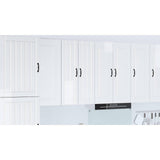 Wall Cabinet LUCCA High Gloss White 60 x 31 x 100 cm