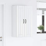 Wall Cabinet LUCCA High Gloss White 60 x 31 x 100 cm