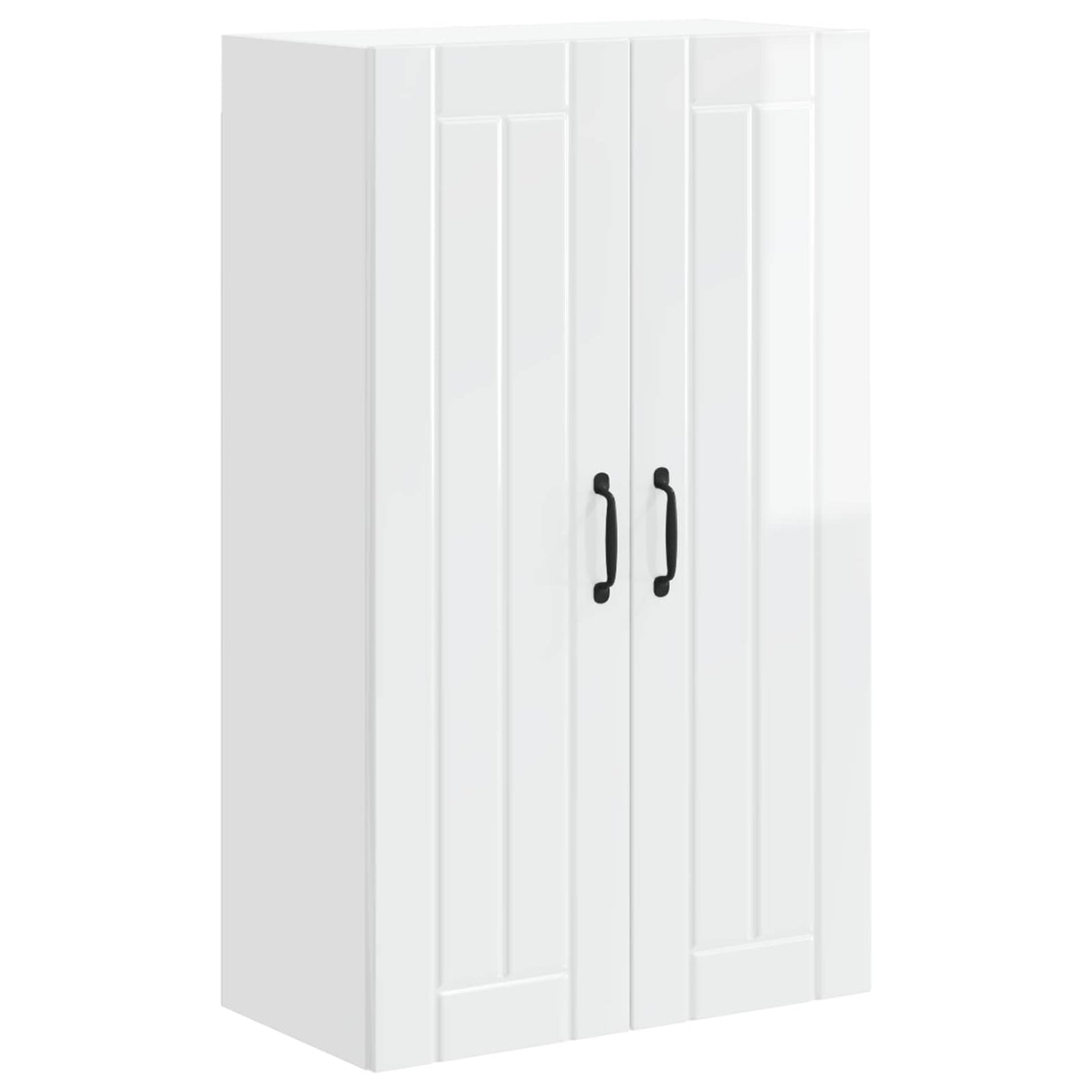 Wall Cabinet LUCCA High Gloss White 60 x 31 x 100 cm