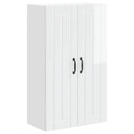 Wall Cabinet LUCCA High Gloss White 60 x 31 x 100 cm