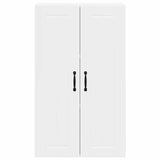 Kitchen Wall Cabinet High Gloss White 60 x 31 x 100 cm - Rear View