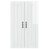 Wall Cabinet LUCCA High Gloss White 60 x 31 x 100 cm
