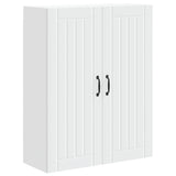 Wall Cabinet LUCCA White 80 x 31 x 100 cm Engineered Wood - Front View