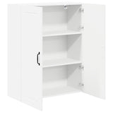 Kitchen Wall Cabinet White 80 x 31 x 100 cm Engineered Wood - 45-Degree Angle