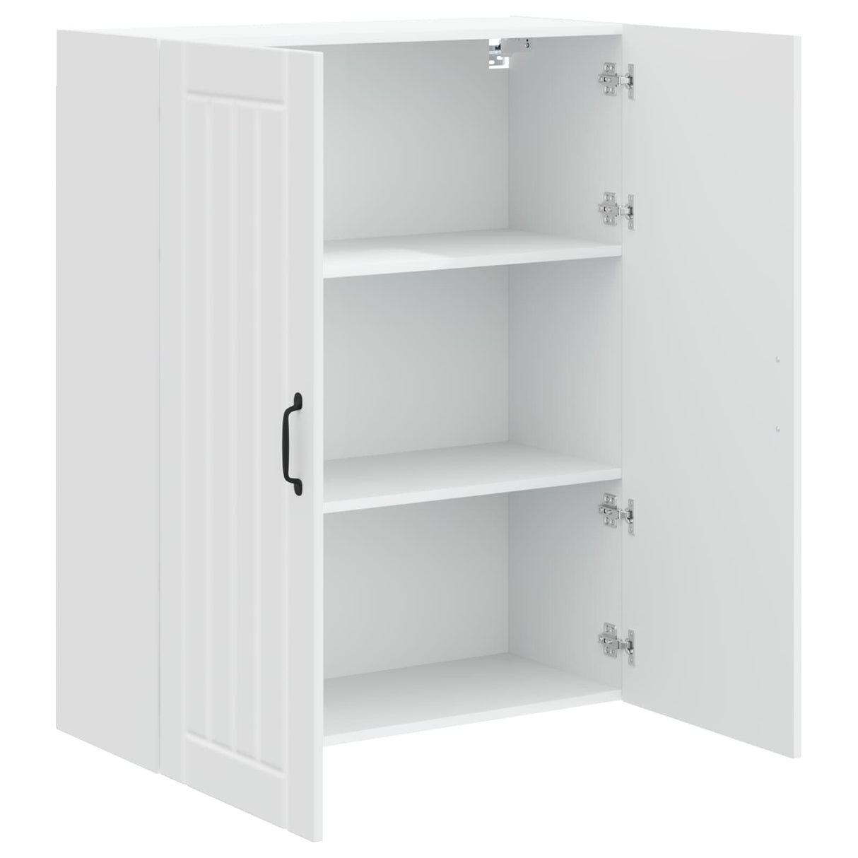 Wall Cabinet LUCCA White 80 x 31 x 100 cm Engineered Wood