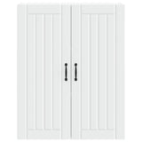 Wall Cabinet LUCCA White 80 x 31 x 100 cm Engineered Wood - Rear View