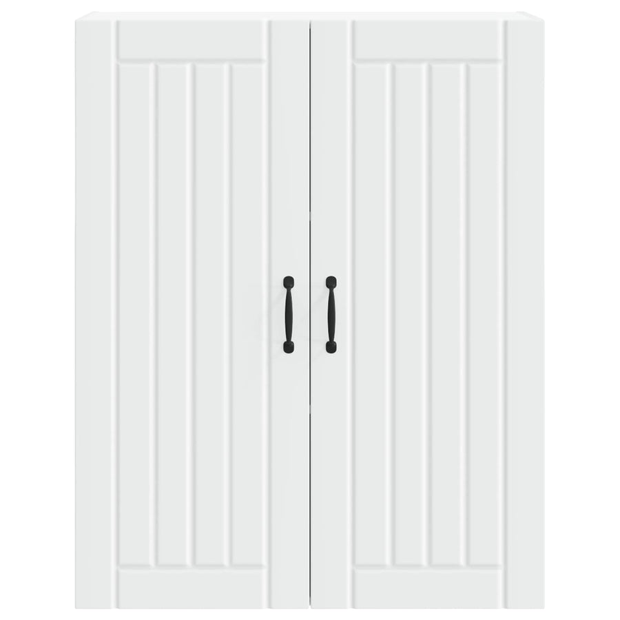 Wall Cabinet LUCCA White 80 x 31 x 100 cm Engineered Wood