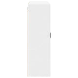 Kitchen Wall Cabinet White 80 x 31 x 100 cm Engineered Wood - Close-Up Angle