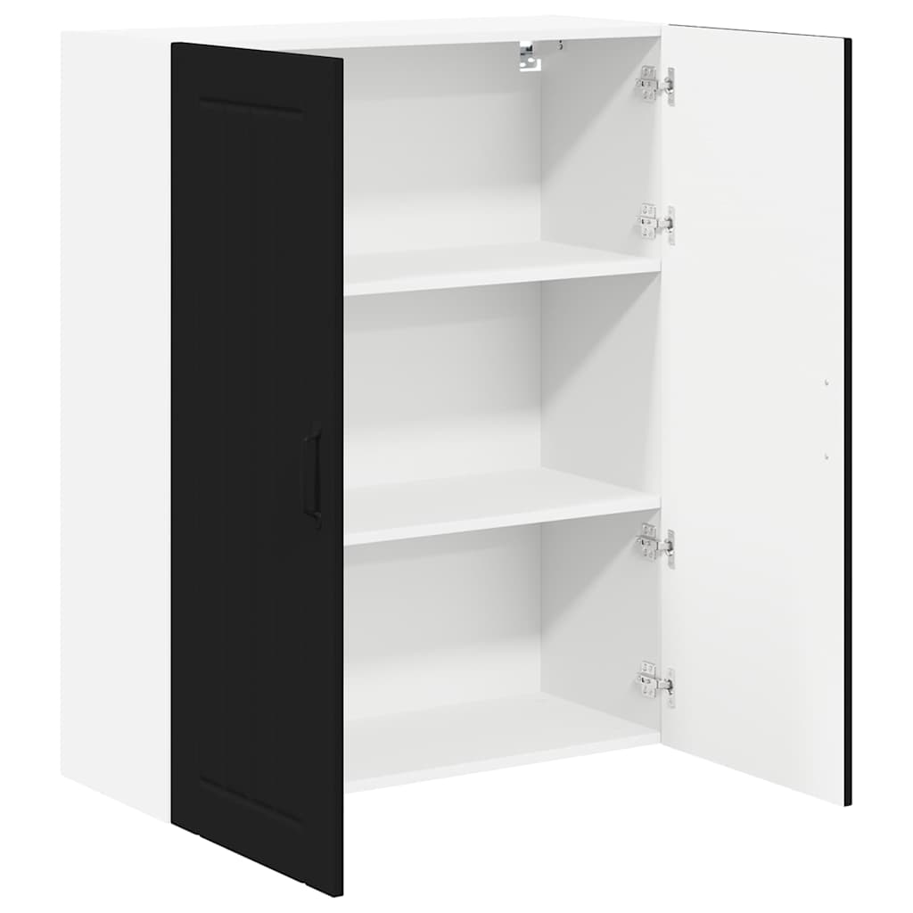 Kitchen Wall Cabinet Black 80 x 31 x 100 cm Engineered Wood