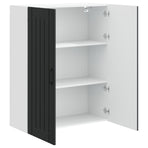 Wall Cabinet LUCCA Black 80 x 31 x 100 cm Engineered Wood