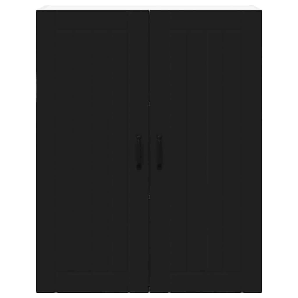 Kitchen Wall Cabinet Black 80 x 31 x 100 cm Engineered Wood