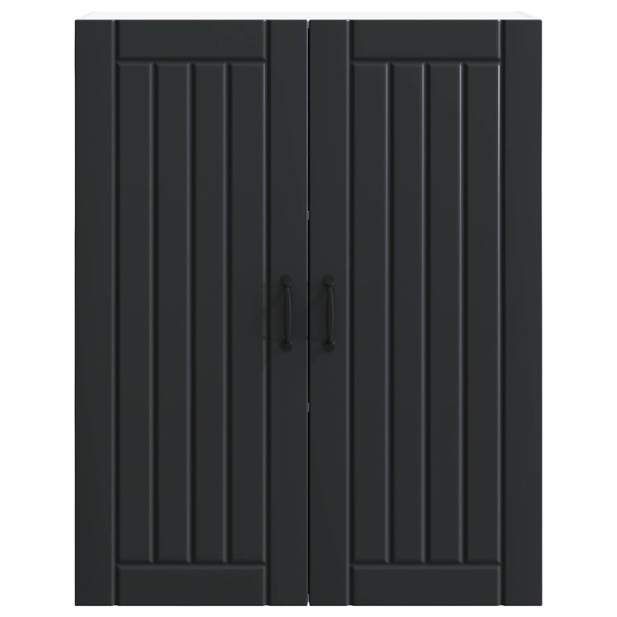Wall Cabinet LUCCA Black 80 x 31 x 100 cm Engineered Wood