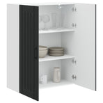 Wall Cabinet LUCCA Black 80 x 31 x 100 cm Engineered Wood