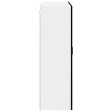 Kitchen Wall Cabinet Black 80 x 31 x 100 cm Engineered Wood - Close-Up Angle