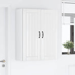 Wall Cabinet LUCCA High Gloss White 80 x 31 x 100 cm