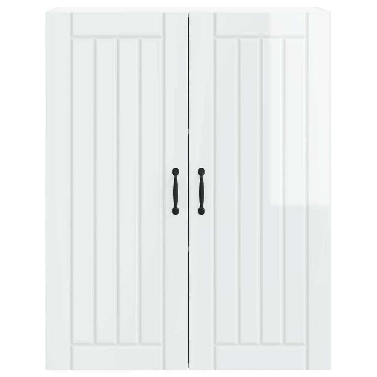 Wall Cabinet LUCCA High Gloss White 80 x 31 x 100 cm