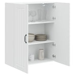 Wall Cabinet LUCCA High Gloss White 80 x 31 x 100 cm