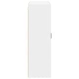 Kitchen Wall Cabinet High Gloss White 80 x 31 x 100 cm - Close-Up Angle