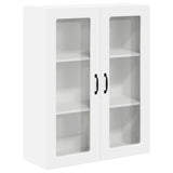 Kitchen Wall Cabinet White 80 x 31 x 100 cm Engineered Wood - Front View