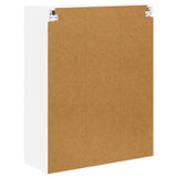 Wall Glass Cabinet LUCCA White 80 x 31 x 100 cm Engineered Wood