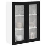 Kitchen Wall Cabinet Black 80 x 31 x 100 cm Engineered Wood - Side View