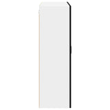 Wall Glass Cabinet LUCCA Black 80 x 31 x 100 cm Engineered Wood