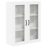 Kitchen Wall Cabinet High gloss white 80 x 31 x 100 cm - Front View