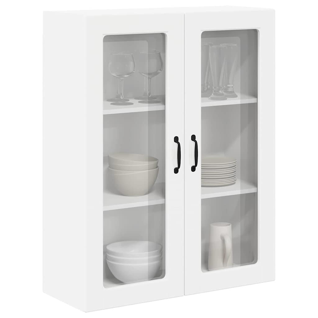 Kitchen Wall Cabinet High gloss white 80 x 31 x 100 cm