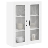 Kitchen Wall Cabinet High gloss white 80 x 31 x 100 cm - Side View