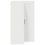 Wall Corner Cabinet LUCCA White 57 x 57 x 100 cm