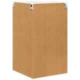 Wall Corner Cabinet LUCCA Black 57 x 57 x 100 cm