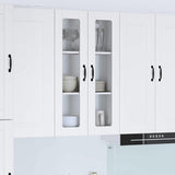 Kitchen Wall Cabinet White 60 x 31 x 100 cm Engineered Wood