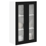 Kitchen Wall Cabinet Black 60 x 31 x 100 cm Engineered Wood - Side View