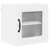 Wall Glass Cabinet PORTO 2 pcs White 40 x 31 x 40 cm - 45-Degree Angle